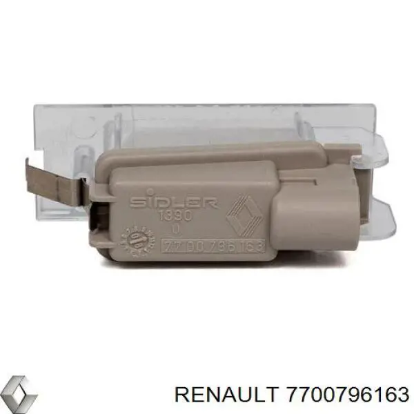Luz de matrícula para Renault Clio (BR01, CR01)