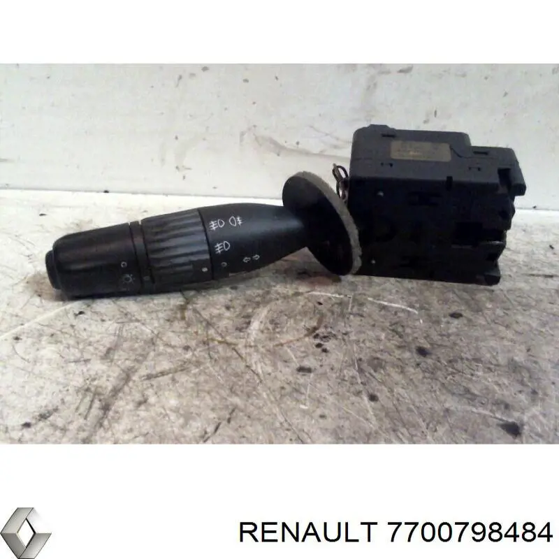 7700798484 Renault (RVI) conmutador en la columna de dirección izquierdo