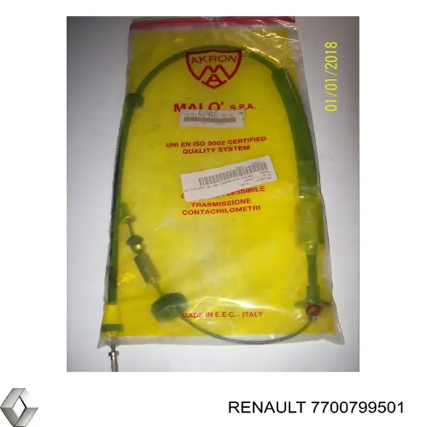Cable de embrague Renault (RVI) 7700799501 precio, desde 14,32 EUR