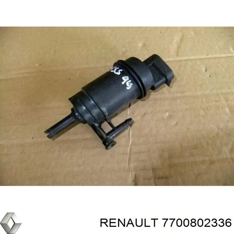 Comprar 7700802336 Renault (RVI) Bomba de agua limpiaparabrisas, delantera
