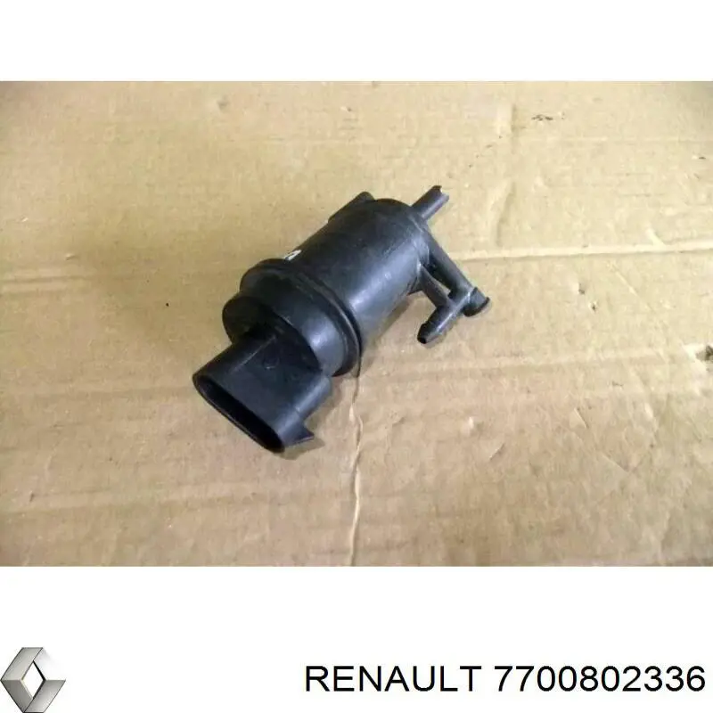 7700802336 Renault (RVI) bomba de agua limpiaparabrisas, delantera