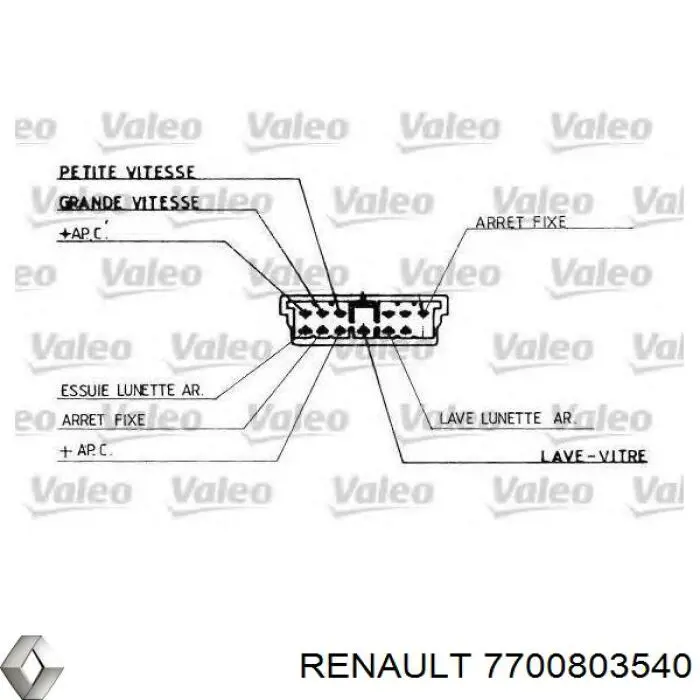 Mando intermitente derecho para Renault Clio (BC57, 5357)