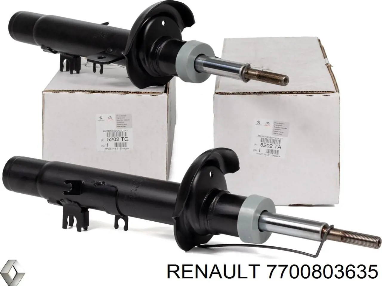 Comprar 7700803635 Renault (RVI) Rodamiento de soporte del amortiguador delantero