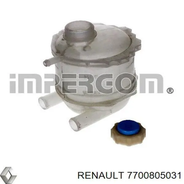 Tapón depósito de refrigerante 7700805031 Renault (RVI)