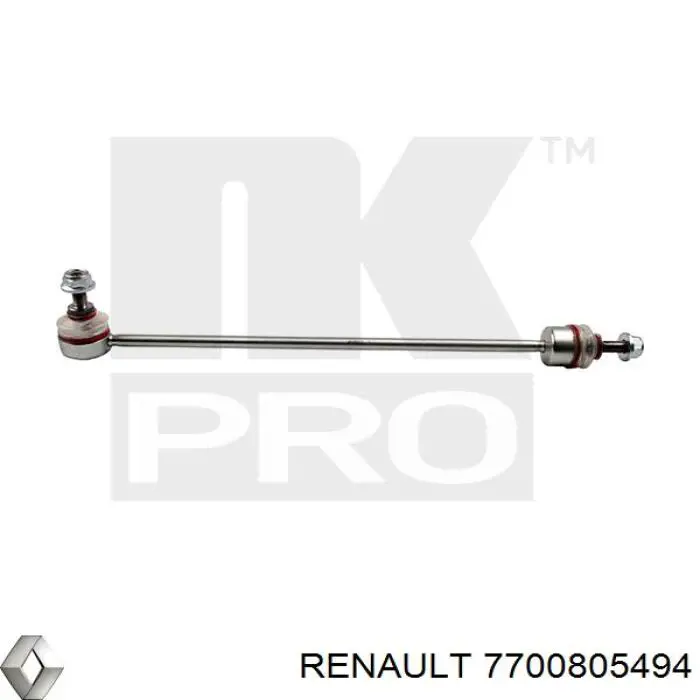 Soporte de barra estabilizadora delantera Renault Laguna 1 B56, 556