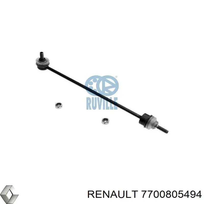 7700805494 Renault (RVI) soporte de barra estabilizadora delantera