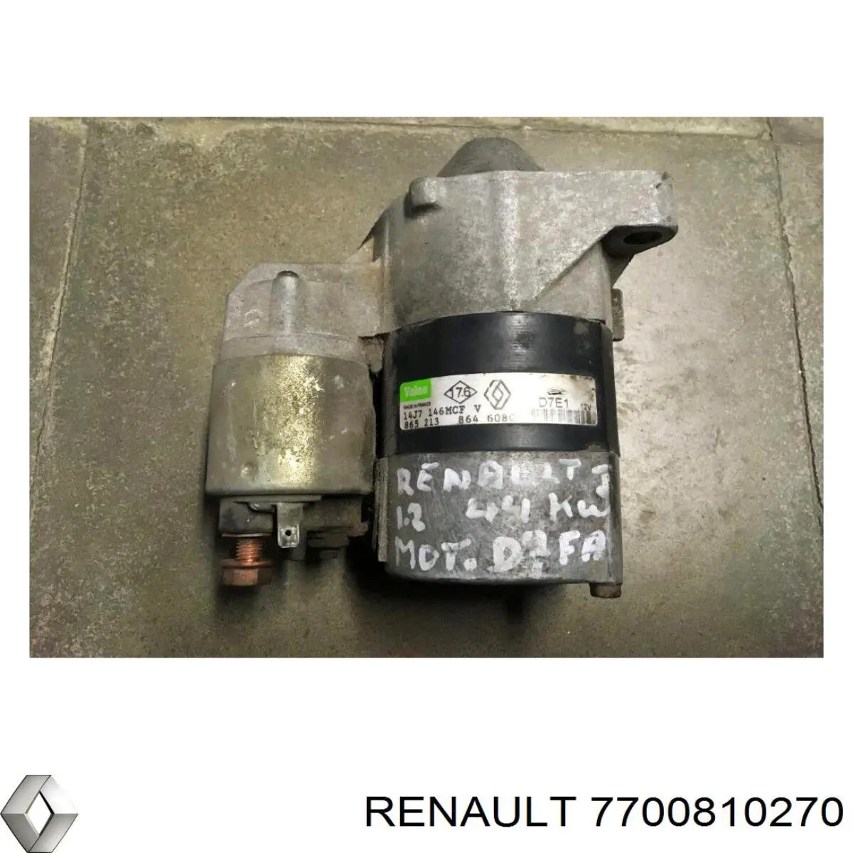Ventilador habitáculo 7700810270 Renault (RVI)