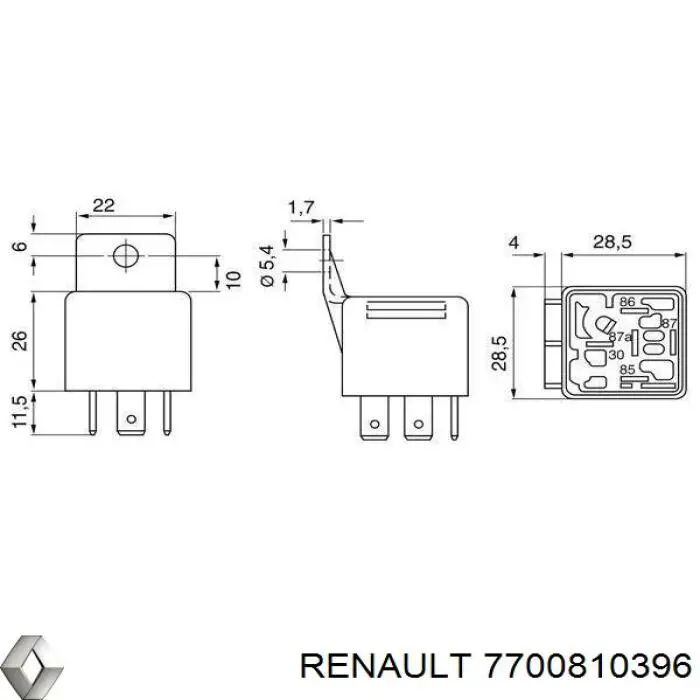 7700810396 Nissan