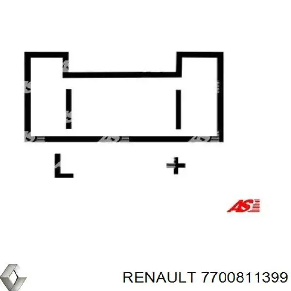 7700811399 Renault (RVI) alternador
