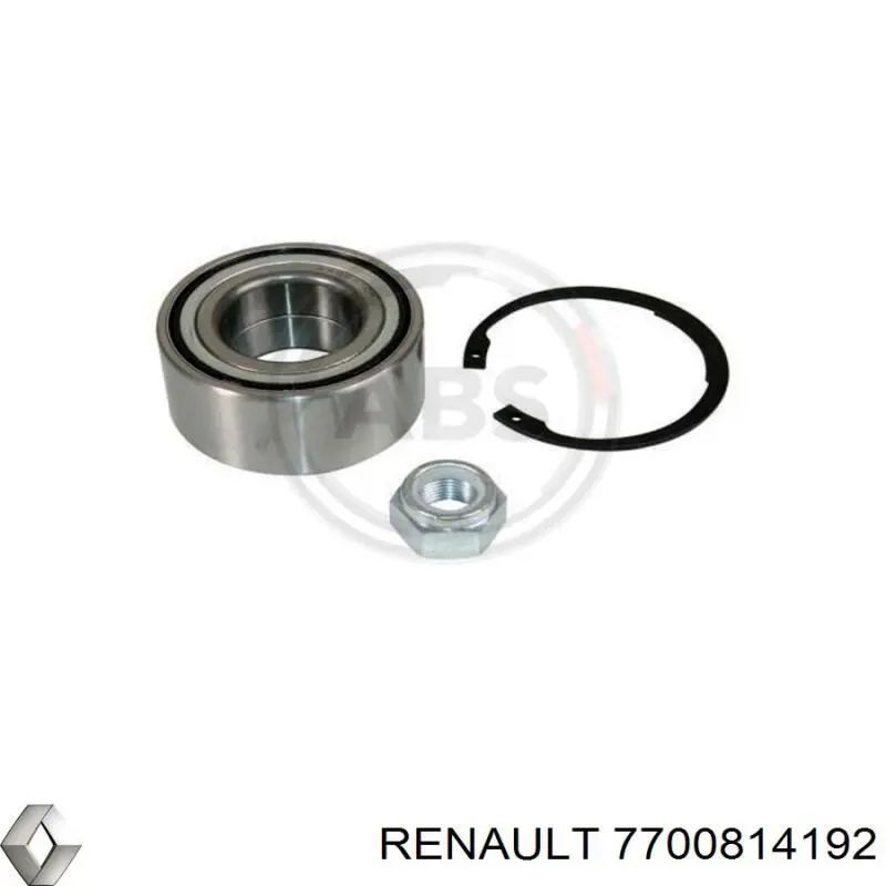 7700814192 Renault (RVI) cojinete de rueda trasero