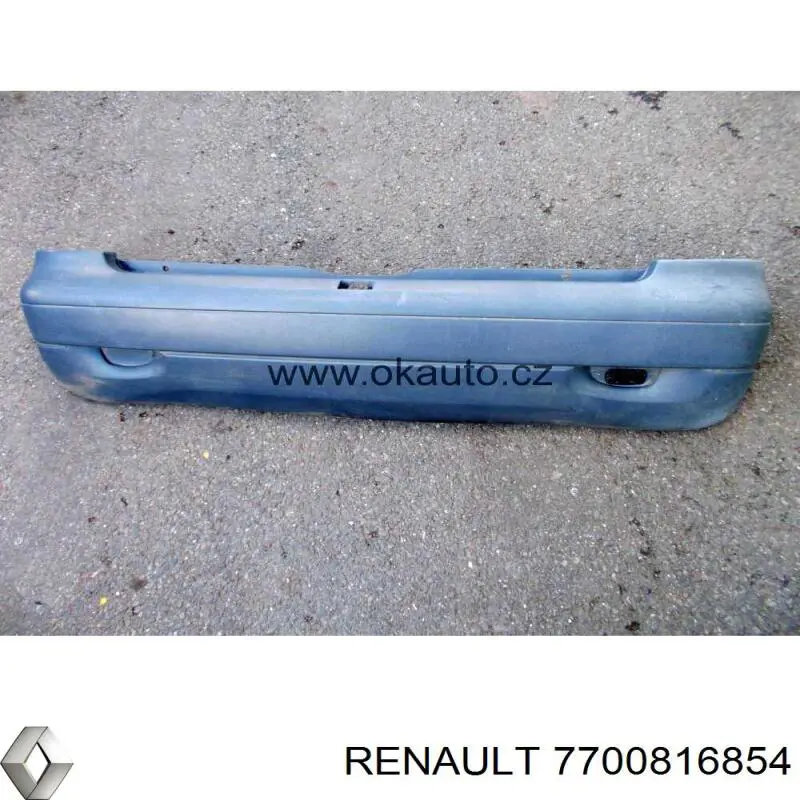 7700816854 Renault (RVI) parachoques trasero
