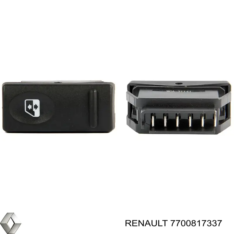 Botón de encendido del motor del elevalunas delantero derecho Renault (RVI) 7700817337 precio, desde 31,19 EUR