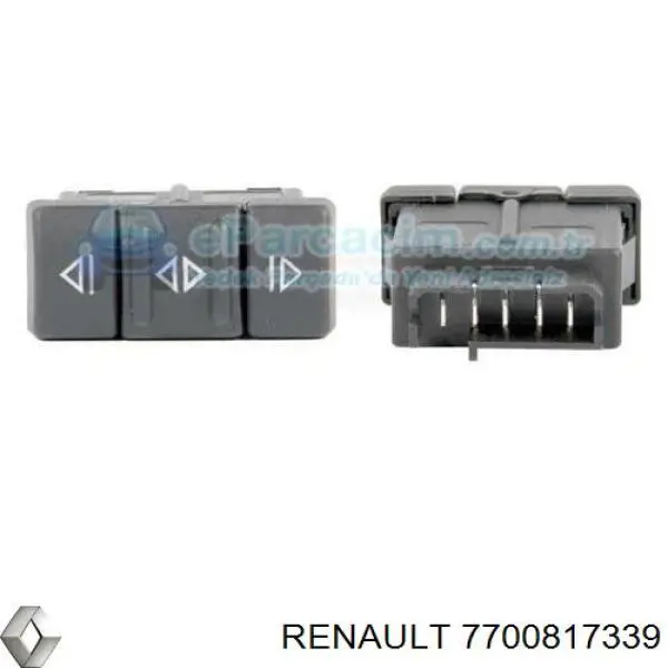 7700817339 Renault (RVI) interruptor de elevalunas delantera izquierda