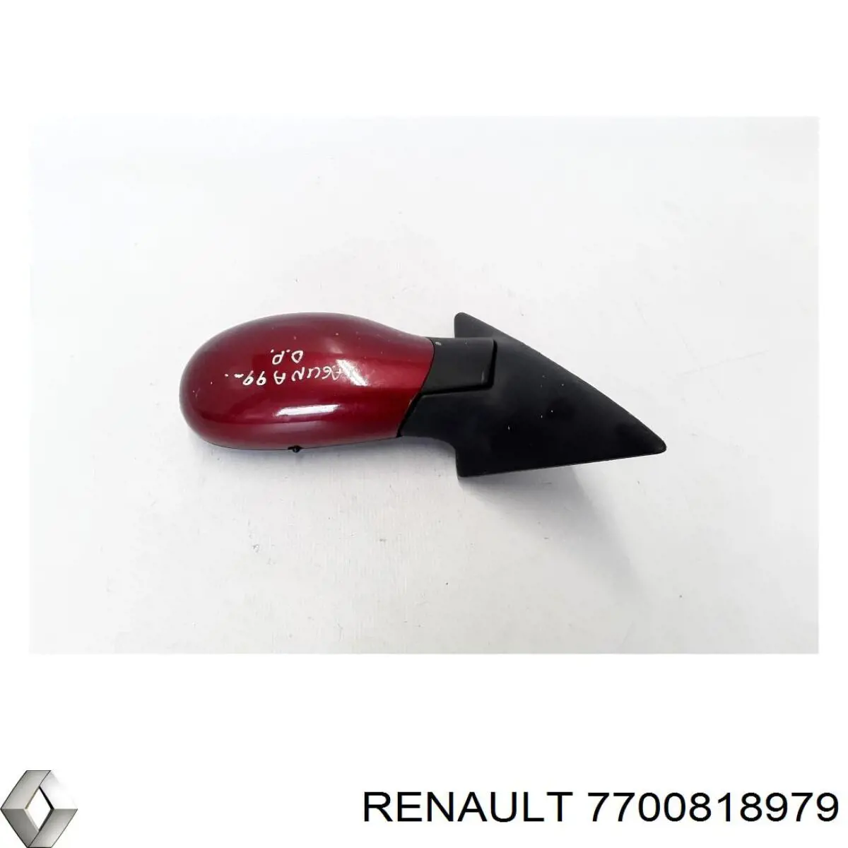 7700818979 Renault (RVI) espejo retrovisor derecho