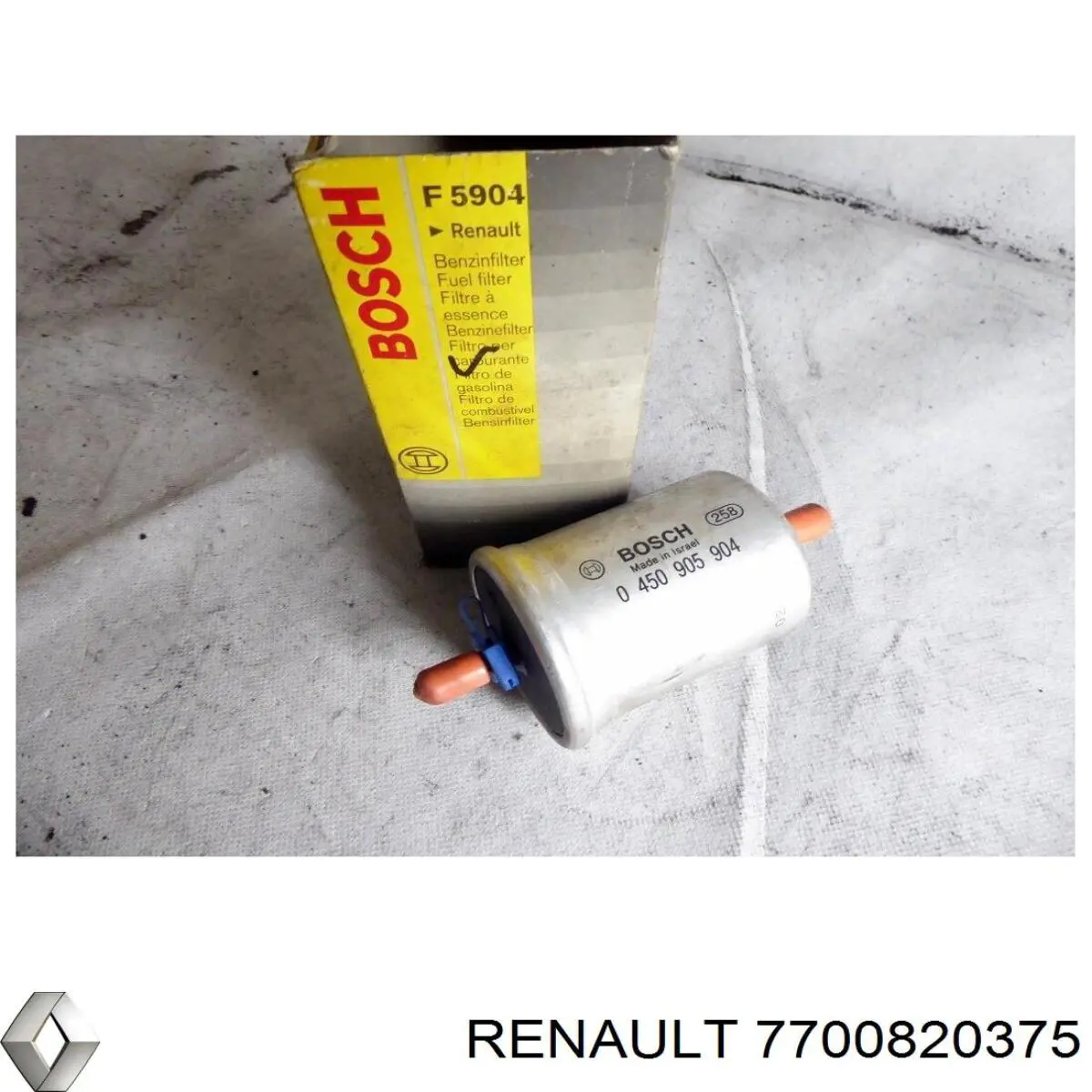 7700820375 Renault (RVI) filtro combustible
