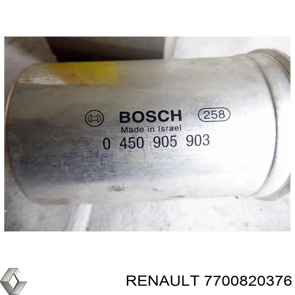 7700820376 Renault (RVI) filtro combustible