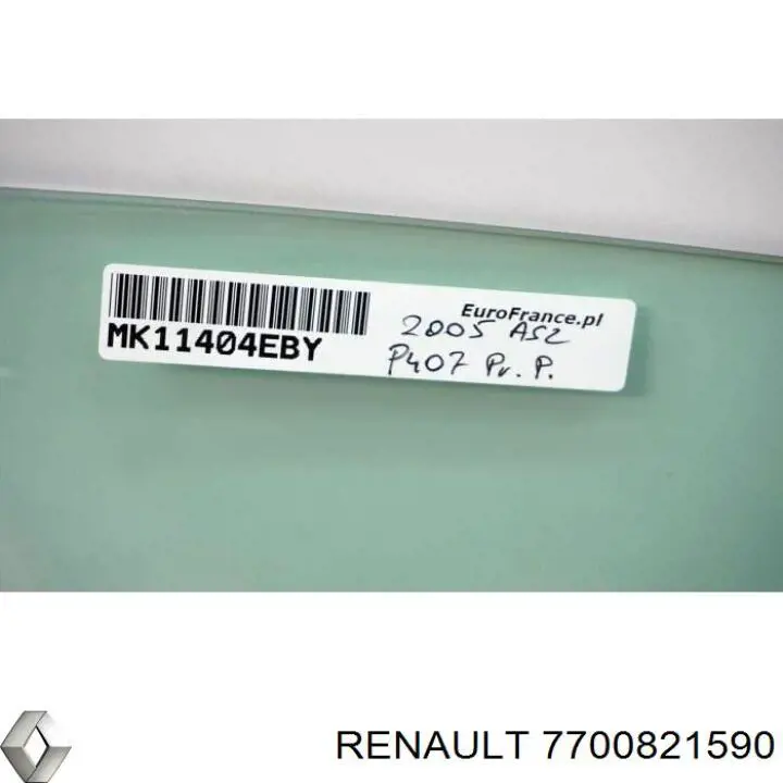 Ventanilla costado superior derecha (lado maletero) Renault Laguna 1 (B56)