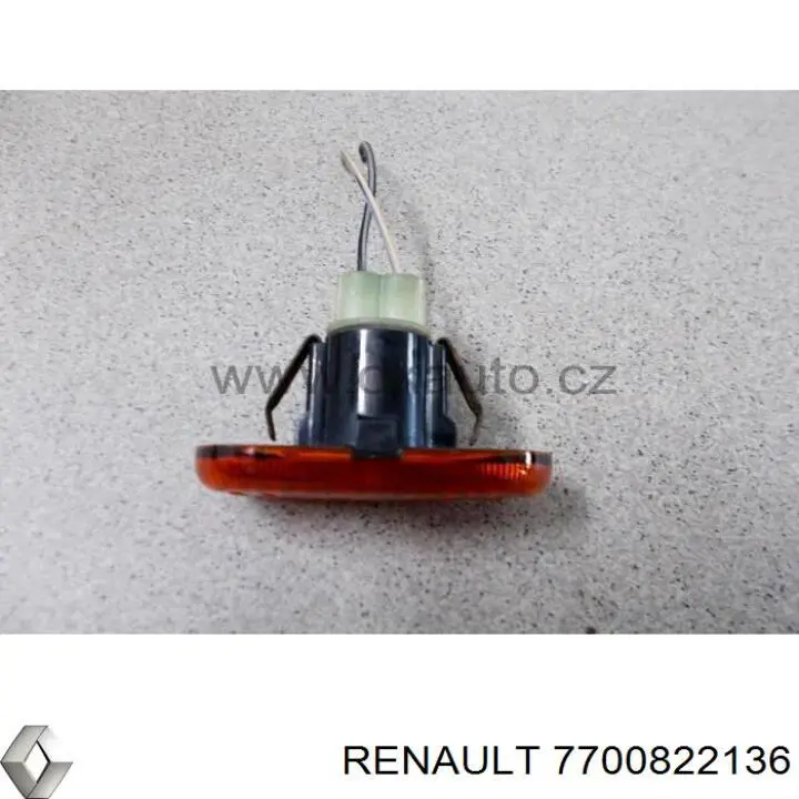 Comprar 7700822136 Renault (RVI) Luz intermitente de guardabarros