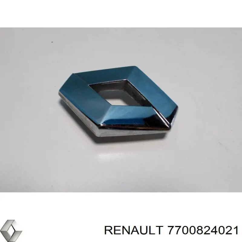 7700824021 Renault (RVI) emblema de tapa de maletero