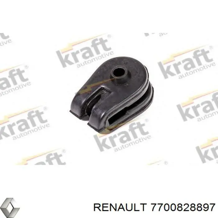 7700828897 Renault (RVI) soporte, silenciador
