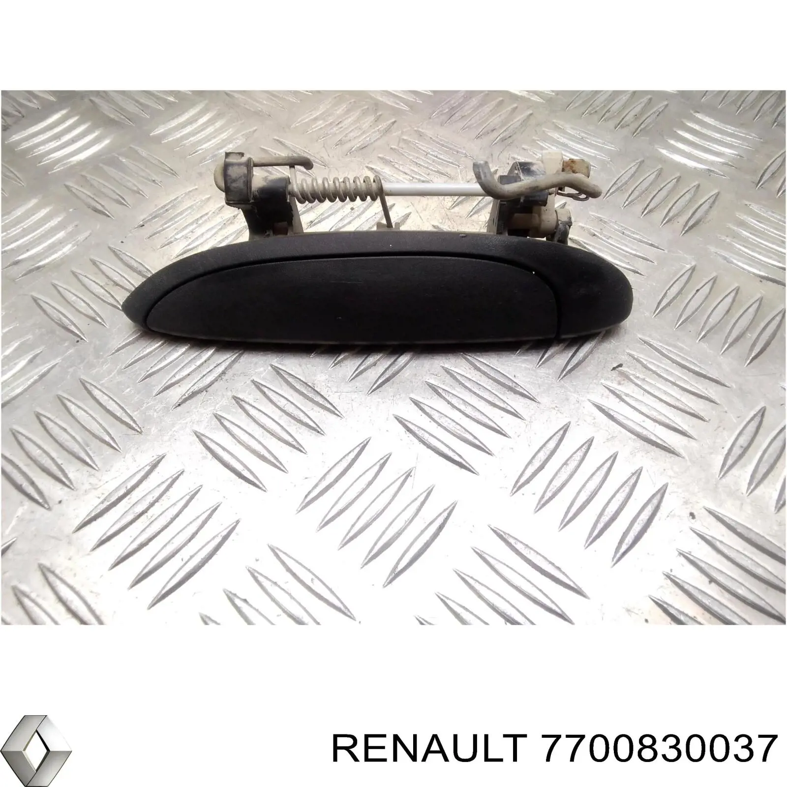 7700830037 Renault (RVI) tirador de puerta exterior izquierdo delantero/trasero