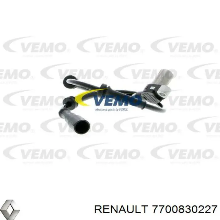 7700830227 Renault (RVI) sensor abs delantero derecho