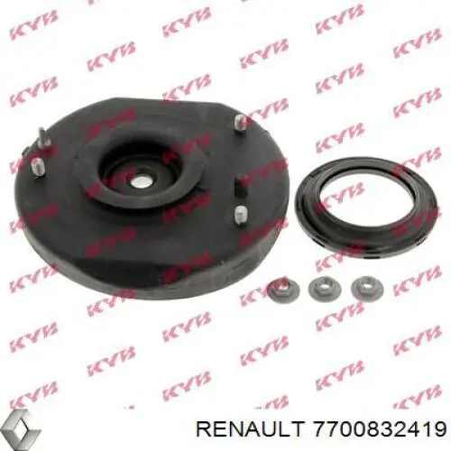 7700832419 Renault (RVI) soporte amortiguador delantero izquierdo