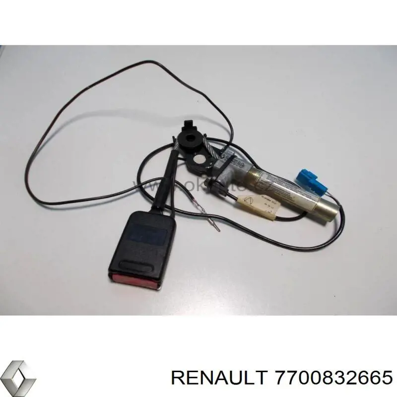 Comprar 7700832665 Renault (RVI) Palanca de bloqueo del cinturón de seguridad delantero derecho