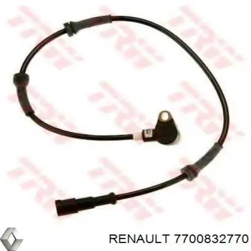 7700832770 Renault (RVI) sensor abs delantero derecho