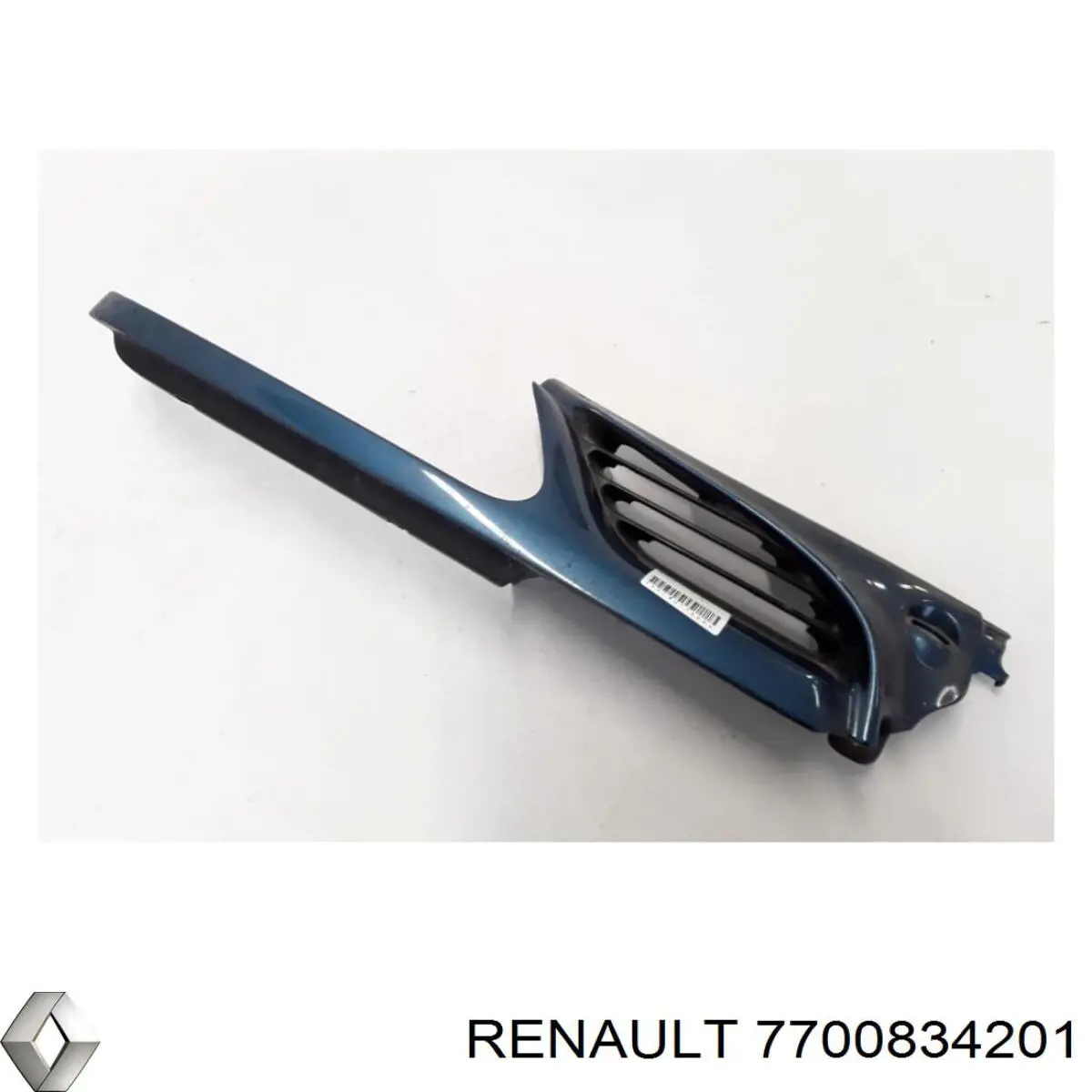 Rejilla derecha del radiador 7700834201 Renault (RVI)