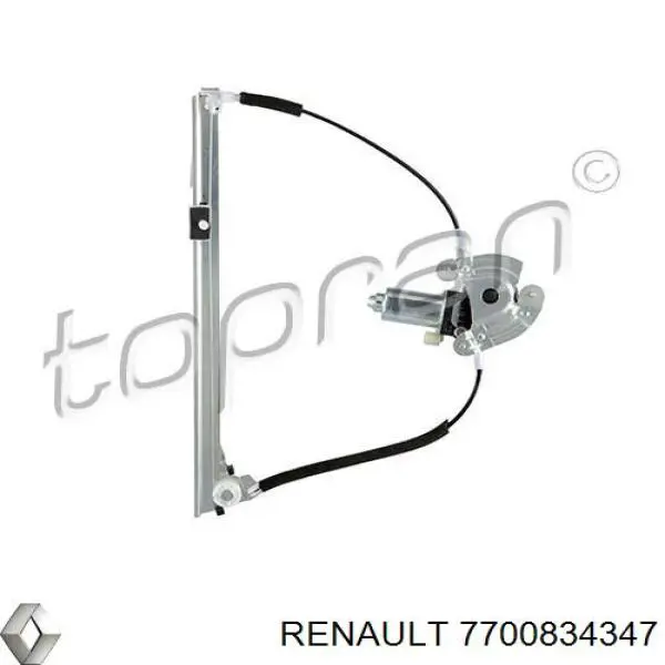 Comprar 7700834347 Renault (RVI) Mecanismo de elevalunas delantero izquierdo