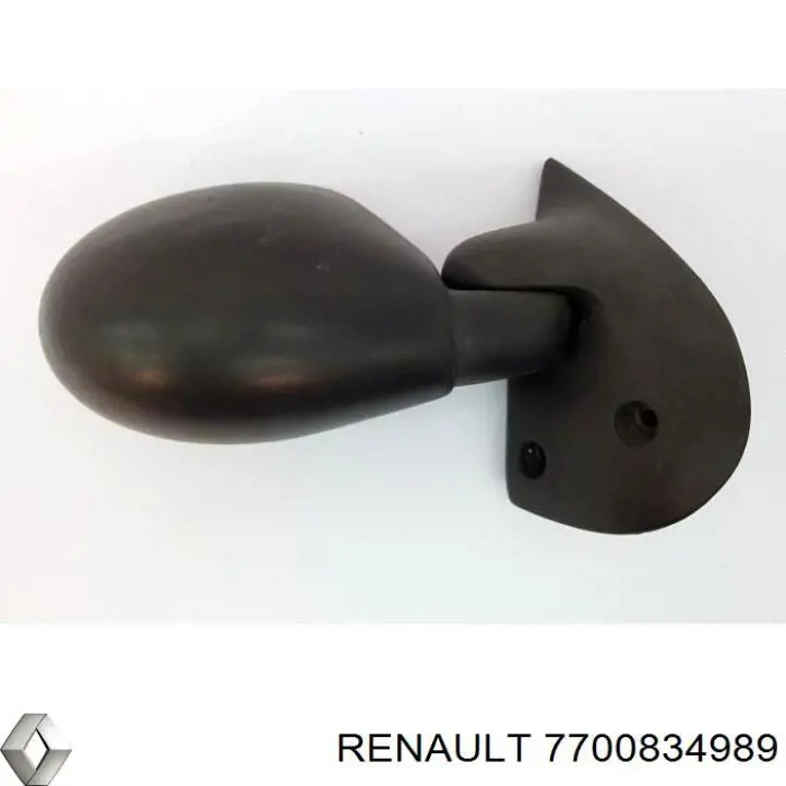 7700834989 Renault (RVI) espejo retrovisor derecho