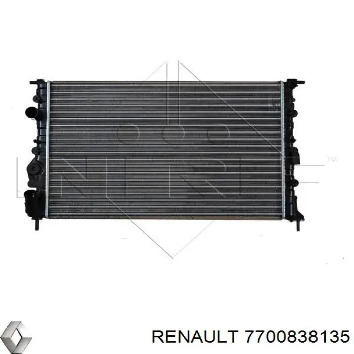 7700838135 Renault (RVI) radiador