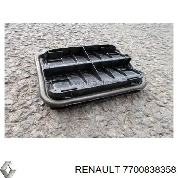 Rejilla de ventilación trasera del habitáculo Renault (RVI) 7700838358 precio, desde 34,61 EUR