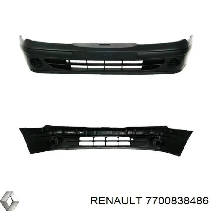 701367998 Renault (RVI) parachoques delantero