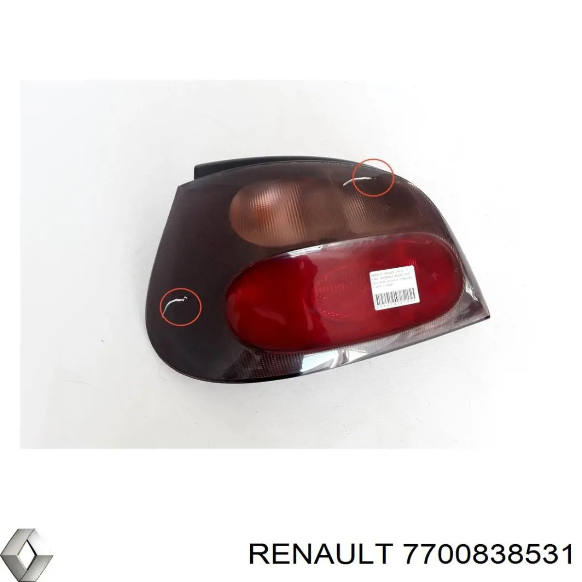 Piloto trasero exterior derecho Renault (RVI) 7700838531 precio, desde 39,20 EUR