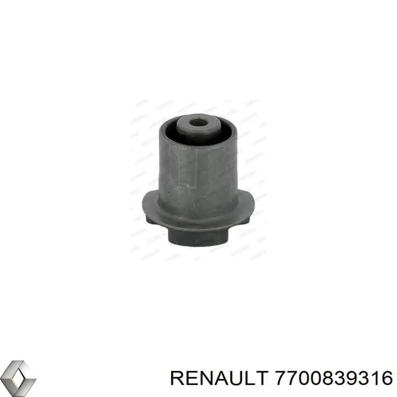 7700839316 Renault (RVI) suspensión, cuerpo del eje trasero