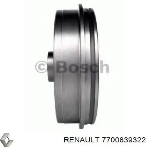 Comprar 7700839322 Renault (RVI) Tambor de freno trasero
