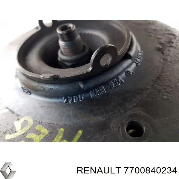 Soporte del amortiguador delantero 7700840234 Renault (RVI)