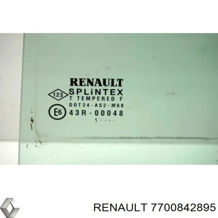 Comprar 7700842895 Renault (RVI) Cristal de la ventanilla fija de la puerta trasera izquierda