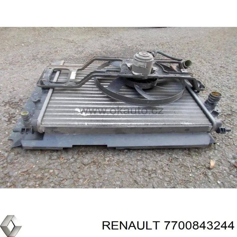 7700843244 Renault (RVI) bastidor radiador