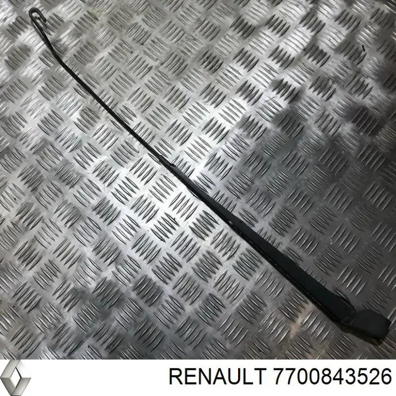 7700843526 Renault (RVI) brazo del limpiaparabrisas, lavado de parabrisas, luna delantera