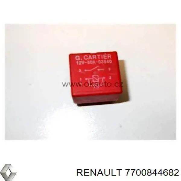 Relé eléctrico multifuncional Renault (RVI) 7700844682 precio, desde 8,97 EUR