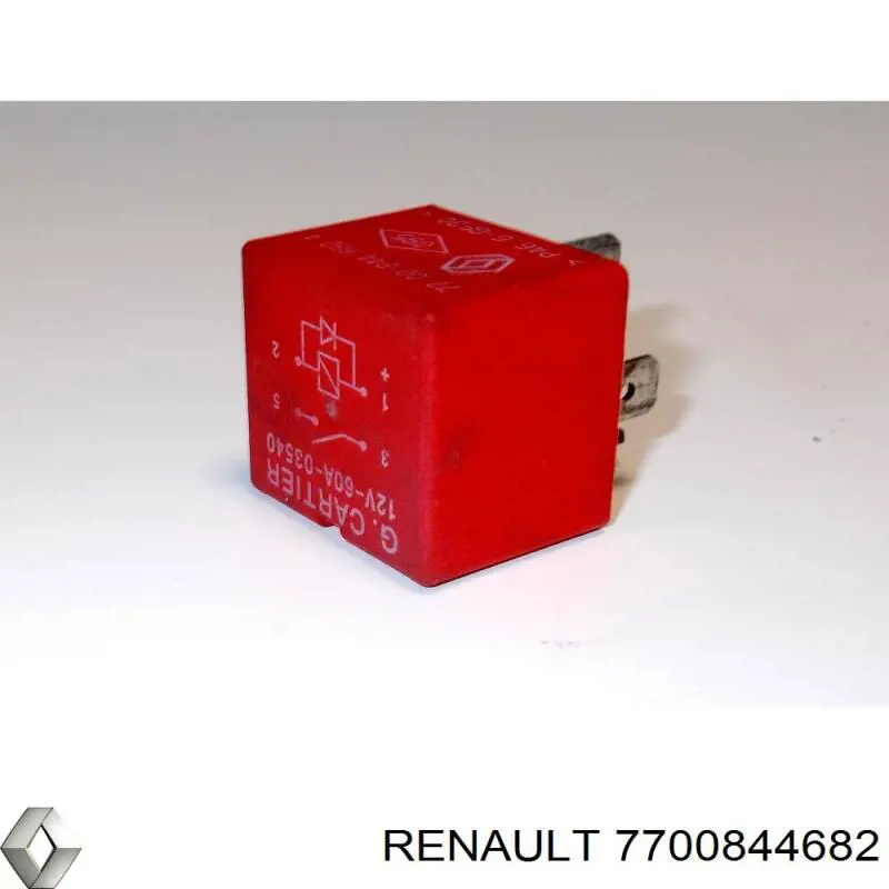 Relé eléctrico multifuncional Renault (RVI) 7700844682 precio, desde 9,11 EUR