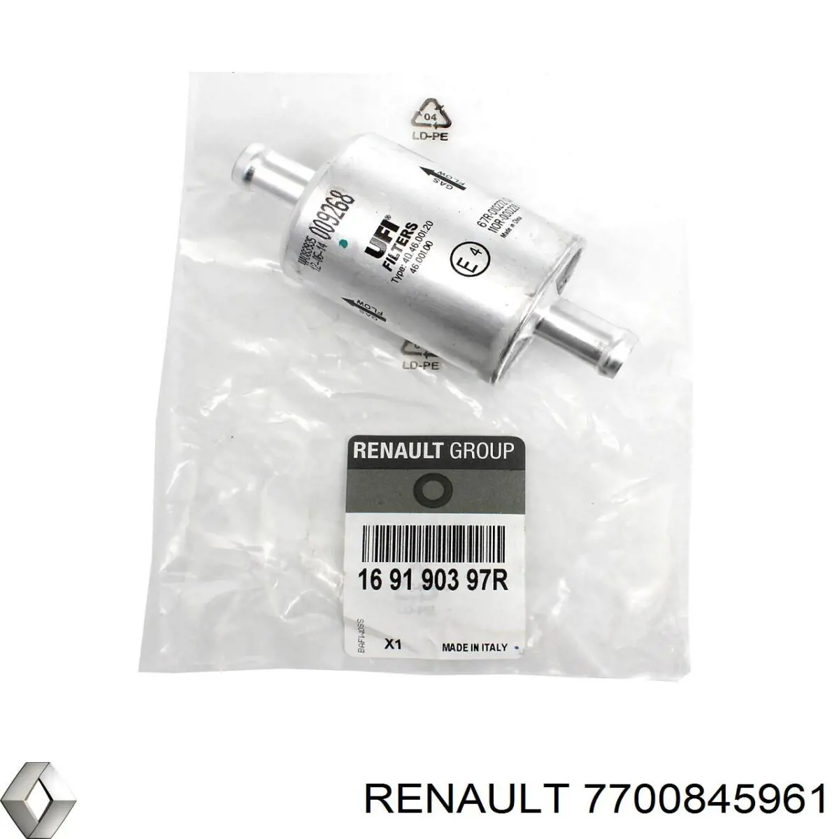 Filtro combustible Renault Scenic 2 JM0, JM1