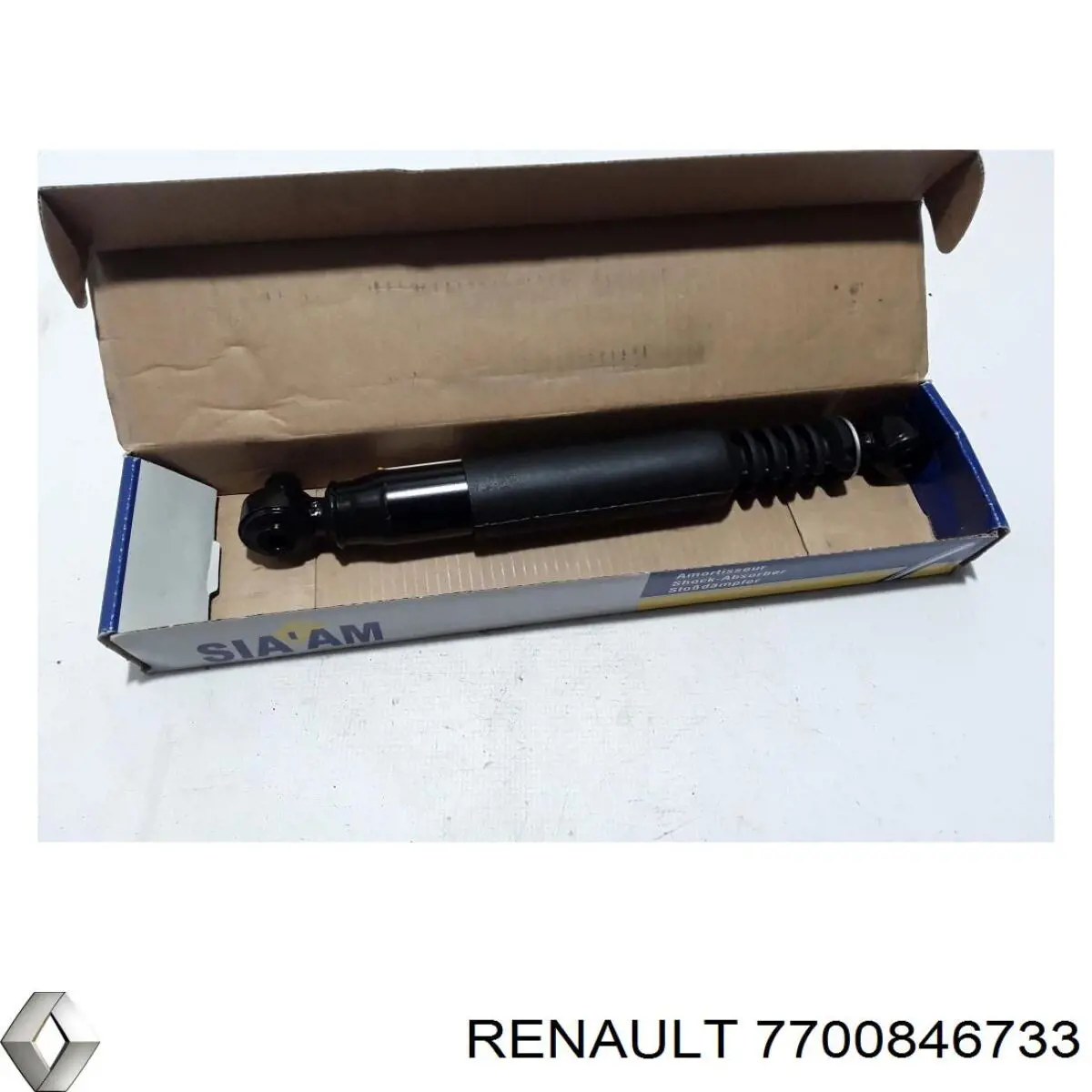 7700846733 Renault (RVI) amortiguador trasero