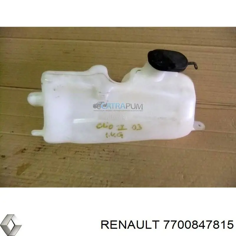 Comprar 7700847815 Renault (RVI) Depósito de limpiaparabrisas