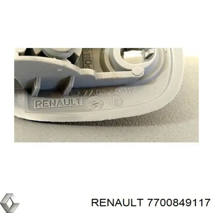 7700849117 Renault (RVI) visera parasol
