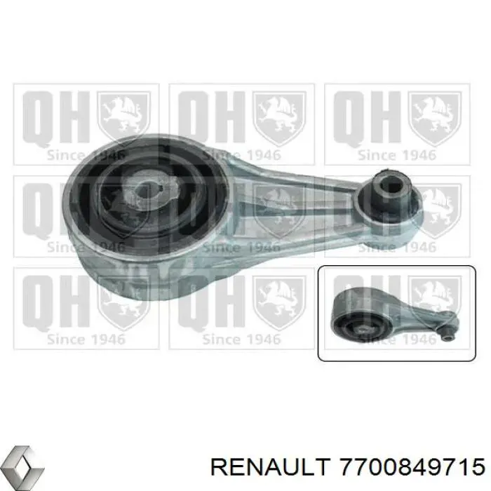 7700849715 Renault (RVI) soporte de motor trasero