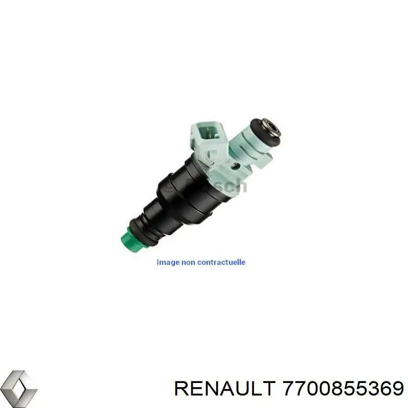 7700855369 Renault (RVI) Inyector de combustible